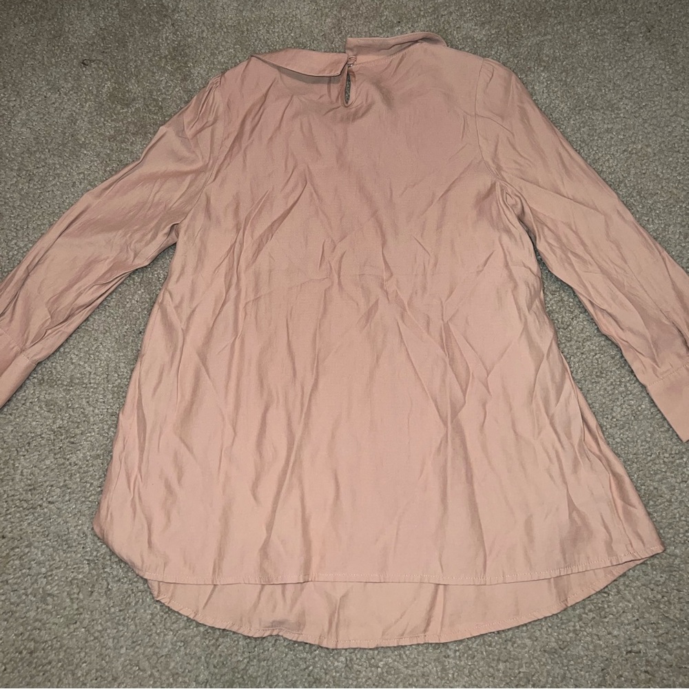 Gammeto Light Brown Long Sleeve top size S - Picture 8 of 10